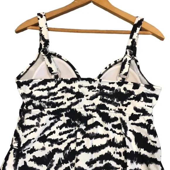 Women's Tummy Control Triple Tier Fauxkini